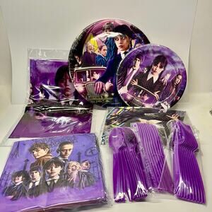 Wednesday Inspire Birthday Party Decorations, Party Supplies for 10 people